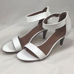 Style & Co faux snakeskin heels